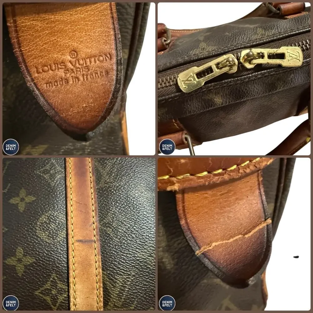 Louis Vuitton Monogram Porte Documents Voyage Briefcase Laptop Work Travel Bag
